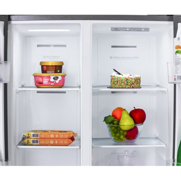Kelvinator 500 litres Side-by-Side Refrigerator, Shiny Silver KRS-B520SSV - Image 6