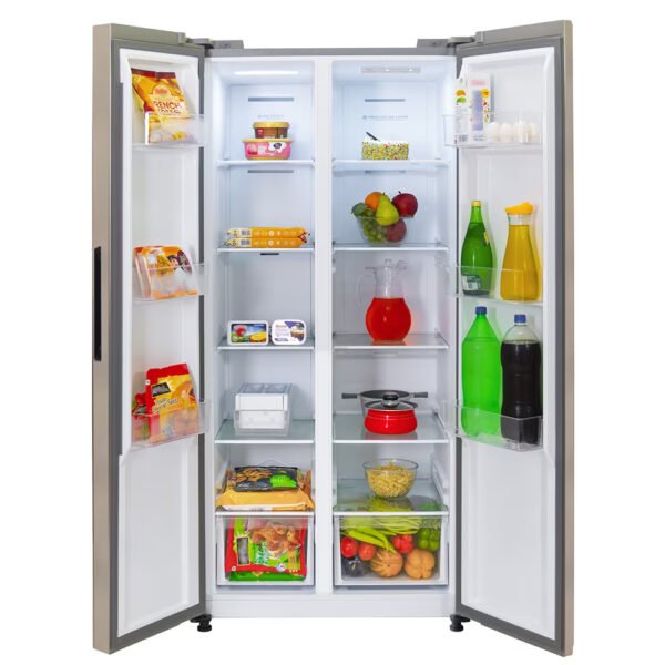 Kelvinator 500 litres Side-by-Side Refrigerator, Shiny Silver KRS-B520SSV - Image 2